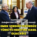 Cumhurbaşkanı Erdoğan’dan Sırrı Süreyya Önder’e taziye!